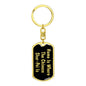 Chinese Shar-Pei's Home v2 - Luxury Dog Tag Keychain
