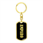 Amparo v02 - Luxury Dog Tag Keychain