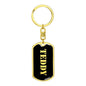 Teddy v3 - Luxury Dog Tag Keychain