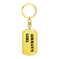 Airman's Girl - Luxury Dog Tag Keychain
