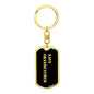 Navy Grandfather v2 - Luxury Dog Tag Keychain