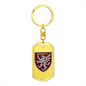 80th Air Assault Brigade (Ukraine) - Luxury Dog Tag Keychain