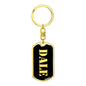 Dale v3 - Luxury Dog Tag Keychain