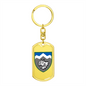 108th Mountain Assault Battalion (Ukraine) - Luxury Dog Tag Keychain