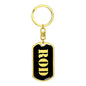 Rod v3 - Luxury Dog Tag Keychain