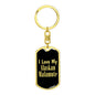Love My Alaskan Malamute v2 - Luxury Dog Tag Keychain