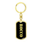 Rocco v3 - Luxury Dog Tag Keychain