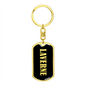 Laverne v02 - Luxury Dog Tag Keychain