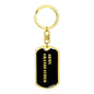 Army Grandfather v2 - Luxury Dog Tag Keychain