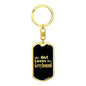 Greyhound v2 - Luxury Dog Tag Keychain