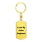 Love My Italian Greyhound v4 - Luxury Dog Tag Keychain