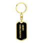Army Girlfriend v2 - Luxury Dog Tag Keychain
