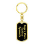 Great Pyrenees's Home v2 - Luxury Dog Tag Keychain