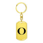 Initial O v1a - Luxury Dog Tag Keychain