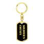 Soldier's Cousin v2 - Luxury Dog Tag Keychain