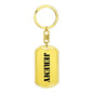 Jeremy - Luxury Dog Tag Keychain