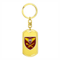 Air Assault Forces Command (Ukraine) - Luxury Dog Tag Keychain