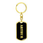 Arthur v3 - Luxury Dog Tag Keychain