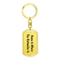 Rottweiler's Home - Luxury Dog Tag Keychain