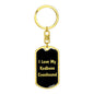 Love My Redbone Coonhound v5 - Luxury Dog Tag Keychain