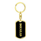 Douglas v3 - Luxury Dog Tag Keychain