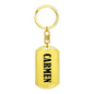 Carmen v01 - Luxury Dog Tag Keychain
