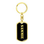 Sammie v3 - Luxury Dog Tag Keychain