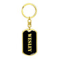 Wesley v3 - Luxury Dog Tag Keychain