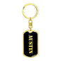 Austin v3 - Luxury Dog Tag Keychain