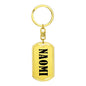 Naomi v01 - Luxury Dog Tag Keychain