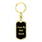 Love My Plott Hound v5 - Luxury Dog Tag Keychain