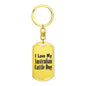 Love My Australian Cattle Dog - Luxury Dog Tag Keychain