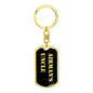 Airman's Uncle v2 - Luxury Dog Tag Keychain