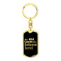 Bedlington Terrier v2 - Luxury Dog Tag Keychain