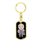 Knight 06-2 - Luxury Dog Tag Keychain