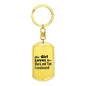 Black and Tan Coonhound - Luxury Dog Tag Keychain