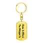 Whippet's Home - Luxury Dog Tag Keychain