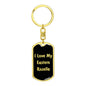 Love My Eastern Rosella v2 - Luxury Dog Tag Keychain