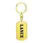 Lance - Luxury Dog Tag Keychain