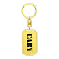 Cary - Luxury Dog Tag Keychain