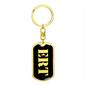 Ert v2 - Luxury Dog Tag Keychain