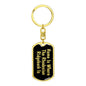 Rhodesian Ridgeback's Home v2 - Luxury Dog Tag Keychain