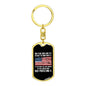 Our Flag - Luxury Dog Tag Keychain