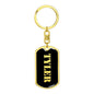 Tyler v3 - Luxury Dog Tag Keychain