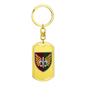 132nd Reconnaissance Battalion (Ukraine) - Luxury Dog Tag Keychain