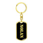 Nolan v3 - Luxury Dog Tag Keychain
