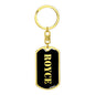 Royce v3 - Luxury Dog Tag Keychain