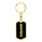 Josephine v02 - Luxury Dog Tag Keychain
