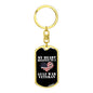 My Heart Belongs To A Gulf War Veteran - Luxury Dog Tag Keychain