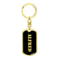 Alfred v3 - Luxury Dog Tag Keychain